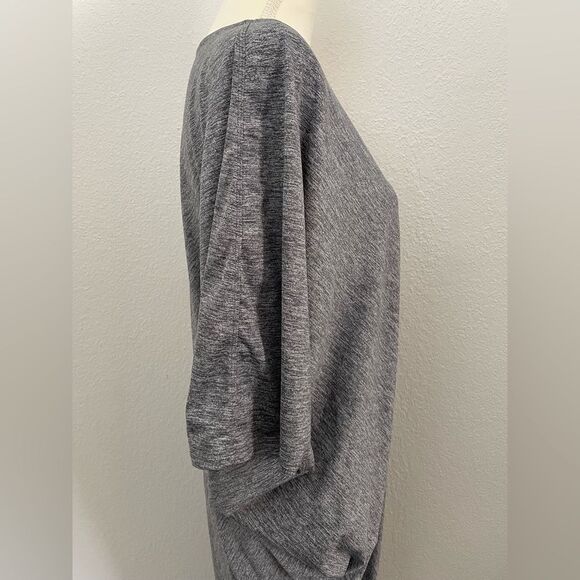 ATHLETA Sunlover Hilo UPF Asymmetrical Athleisure Dress in Heather Gray Medium - Picture 6 of 11